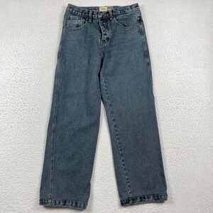Caterpillar CAT Workwear Jeans Mens 30x30 (Fit 29x27) Blue Button Fly Denim
